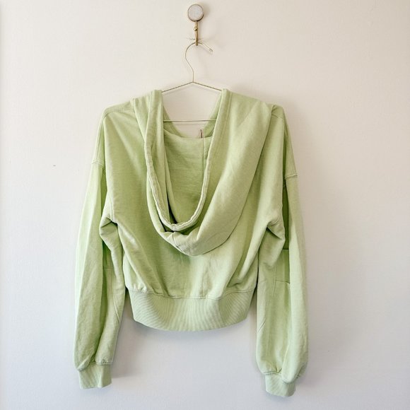 NWOT Free People Movement Playbook Hoodie in Lemongrass Size Extra Small - Picture 7 of 7